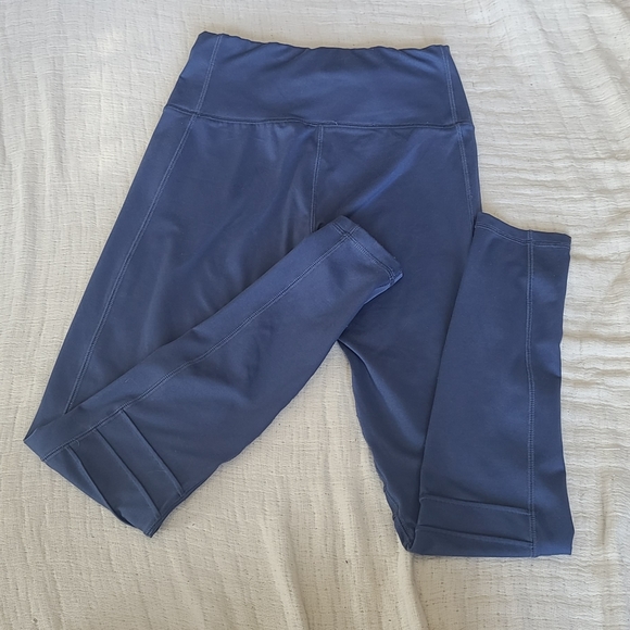 3 for $25 Puma High Rise Indigo Blue Mesh Insert Leggings - Picture 7 of 8